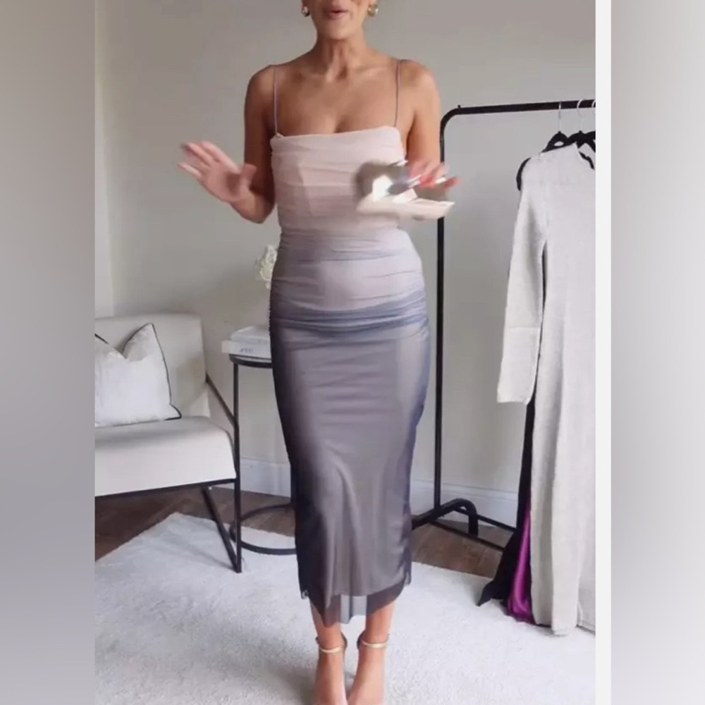 Ombré tulle dress. NWT